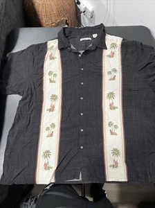 Batik Bay 4XB Hawaiian Short Sleeve Mens Island Bowling style Button Up - Picture 1 of 6