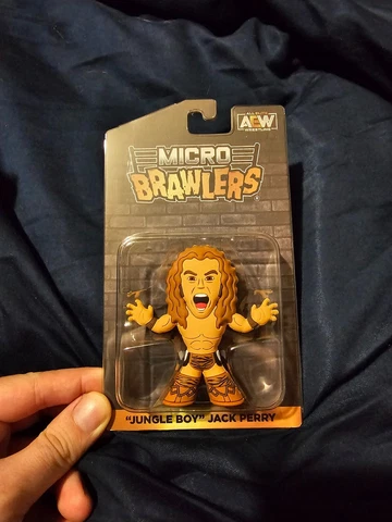 All Elite Wrestling Crate Exclusive Jungle Boy Jack Perry Micro Brawler Figure Cover