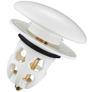 Pop-up Sink Stopper Basin Ceramic Stopper Washbasin Stopper Bathroom Sink - Afbeelding 1 van 12