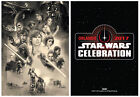 STAR WARS CELEBRATION 2017 ORLANDO - Promo Card - Luke Leia Han Vader
