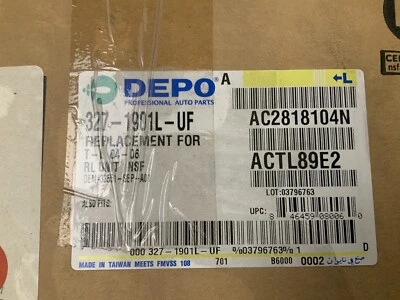 Depo 327-1901l-if Acura Tl 2004-2006 Tail Light - Image 1 of 3