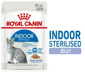ROYAL CANIN® Indoor Sterilised In Jelly Adult Wet Cat Food (85g x 48) - Picture 1 of 5
