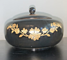 Trinket Jewelry Box Hand Crafted & Painted on  Aruba 7" Round Wood for Dresser