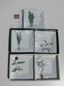 Noritake Kyoto Vegetables Special Square Plates • Set of 5 - Picture 1 of 16