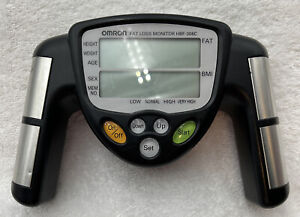 OMRON Fat Loss Monitor HBF-306C Black Handheld Portable BMI/ Body Fat % Tracker