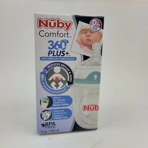 Nuby Comfort 360 Plus+ Anti- Reflux & Anti-Colic 5oz. NEW IN BOX - Picture 1 of 5