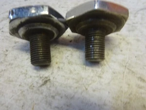 VINTAGE HARLEY BAGGER DRESSER USED OEM TOP FORK LEGS CAPS - Bild 1 von 6