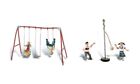Playground Fun (Swing Set, Tetherball & 5 Figures) By Woodland Scenics