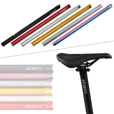 Litepro Cycling Seatpost Bicycle Aluminum Fit Folding Bike Seat Post 33.9*600mm - Image 1 of 4