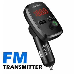 Car MP3 Player Et-M59 Wireless Bluetooth V5.1 FM Transmitter Dual USB Charger - Picture 1 of 6