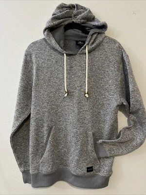 Rip Curl Crescent Hoodie Sweatshirt Small Heather Grey Kangaroo Pocket Drawstrin - Image 1 of 4
