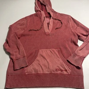 Felpa con cappuccio Life Is Good Pink donna L maglione cotone maglia tasca - Foto 1 di 7