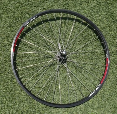 Rueda delantera de aluminio para bicicleta Weimann XC 260 26" buje de liberación rápida negro Foto 1 de 3