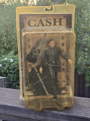 Figura de acción Johnny Cash Walk The Line Man In Black Tribute 7" juguete sellado Sota Foto 1 de 4