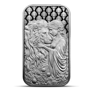 2024 1 oz Una and Lion Silver Bar - Picture 1 of 2
