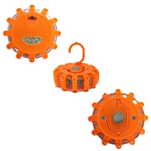 LED Road Flare – 16 LEDs, 10 Modes, Magnetic, Tough, Battery Powered, Rugged - Picture 1 of 6