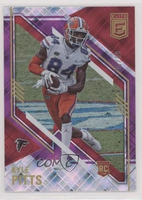 2021 Panini Donruss Elite Rookies Purple /99 Kyle Pitts #117 Rookie RC - Image 1 of 2