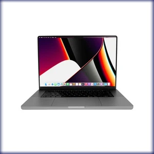 Apple MacBook Pro 16" A2485 (2021) M1 Chip 16GB RAM 512GB SSD US KB Space Grey - Picture 1 of 9