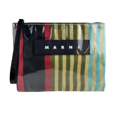 Auth MARNI Clutch Bag Multicolor PVC - z5548 Foto 1 de 4