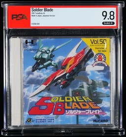[ PCE ] SOLDIER BLADE - PSA GRADED 9.8 A+ SEALED - Overhead SHMUP - PC Engine