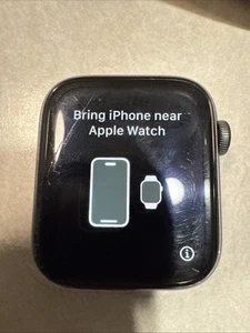 Apple Watch Series 6 44mm (GPS + Cellular) Titanium Edition - Used Poor -Cracked - Zdjęcie 1 z 4