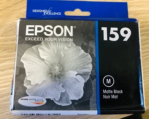 Genuine EPSON 159 Matte Black Ink Cartridge Exp 12/25 - Picture 1 of 1