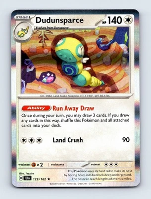 Dudunsparce Holo SV05: Temporal Forces 129/162 NM/LP - Image 1 of 2