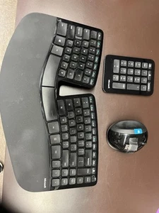 Microsoft Sculpt Ergonomic Wireless Tastatur & Maus mit Dongle getestet funktioniert! - Bild 1 von 2