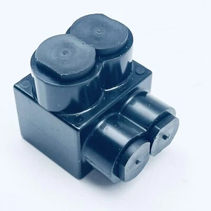 INSULATED MULTITAP CONNECTOR 1PL42, SGL 2-PORT 14-4 BLACK UNITAP - Picture 1 of 3