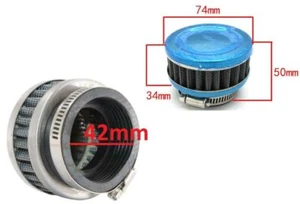 FILTRO DE AIRE ESTILO PANQUEQUE 42MM PARA MOTO SCOOTER CLÁSICO AF57 - Imagen 1 de 8