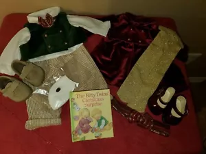 American Girl Bitty Baby Zwillinge Urlaub Outfits Weihnachten Überraschung NEU mit Karton 2002 - Bild 1 von 10