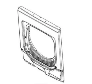 GE Stacked Laundry Center Front Panel WE20M467 - Picture 1 of 1