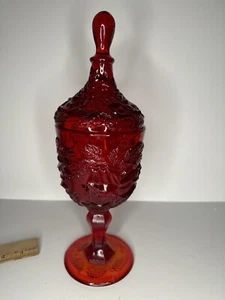 L.G. raro Plato Wright Ruby rojo rosa salvaje/brillo cadmio/tapado con tapas - Imagen 1 de 13