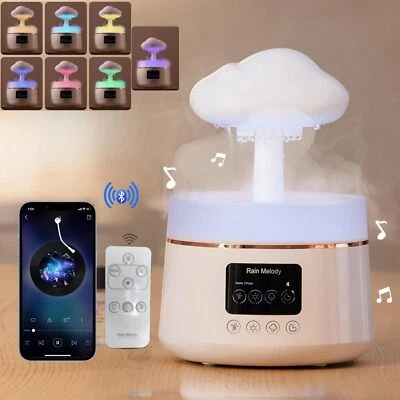 30db Silent Cool Mist Humidifier Bedroom 3 Types Brightness And 7 Color Light - Image 1 of 4