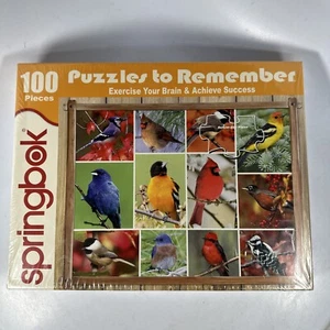 2017 Springbok | Puzzles To Remember | Songbirds | 100 Pc Puzzle - Picture 1 of 4