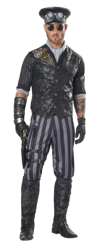Steampunk Commander Victorian Men Adult Costume - Image 1 of 1