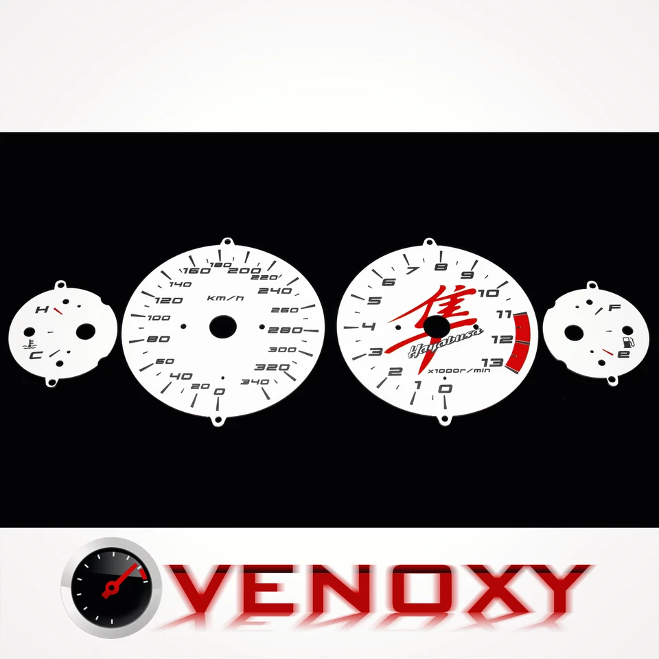 Suzuki GSX 1300 R Hayabusa 1999-2000 WHITE Meter Bottom - Image 1 of 1