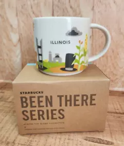 Starbucks You Are Here Collection ILLINOIS Mug NEW - Picture 1 of 6