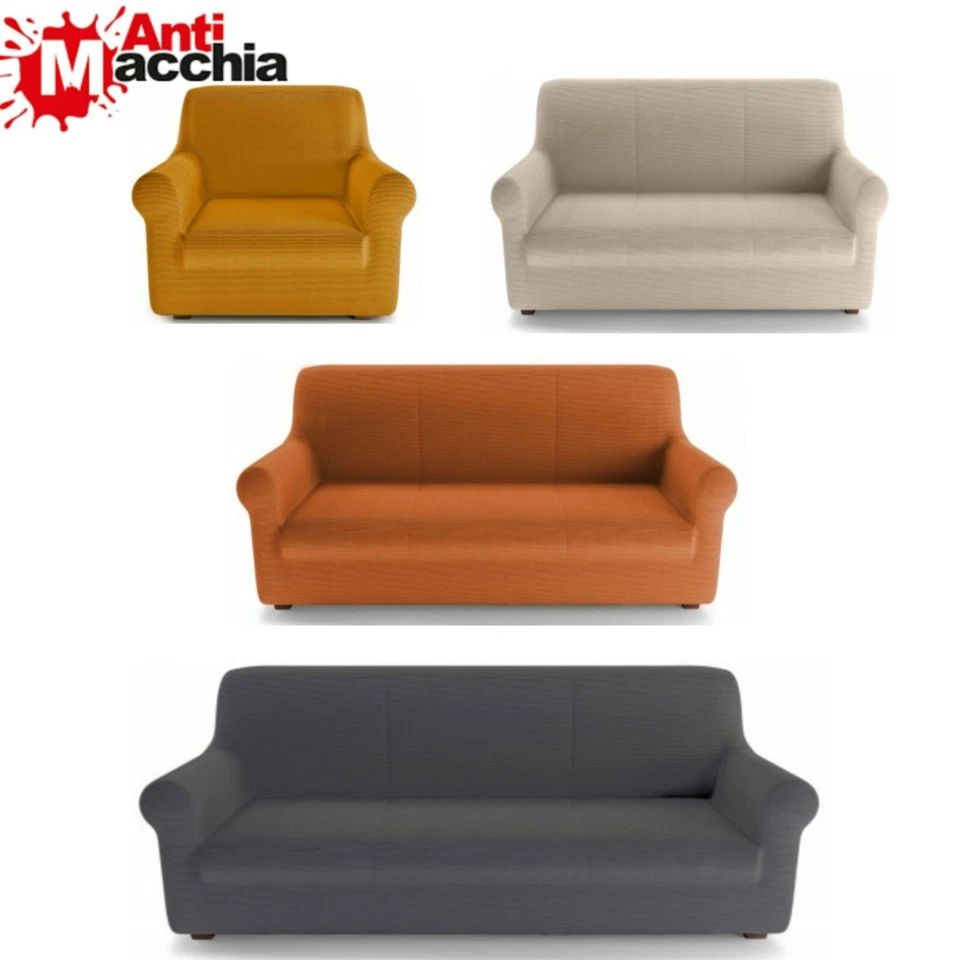 Copridivano Antimacchia Copripoltrona 1 2 3 4 Posti Elasticizzato Adattabile - Immagine 1 di 1