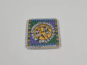 New Orleans French Quarter Vinyl Refrigerator Magnet Used Condition Souvenir - Picture 1 of 4