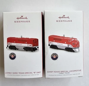 New 2018 Rare Set of 2 Lionel Trains Texas Special Locomotive & "B" Unit - Picture 1 of 10