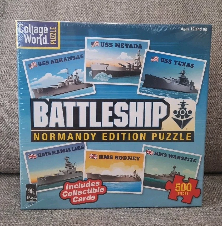 Rompecabezas BePuzzled Acorazado 500 Piezas Tarjetas Coleccionables Nuevo Sellado Foto 1 de 4