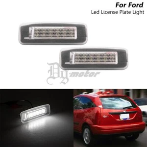 2x Luces LED blancas para matrícula trasera Ford Focus MK1 1998-2005 - Imagen 1 de 9