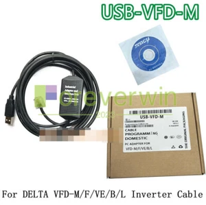 USB 3m Debug Kabel für Delta VFD-M/F/VE/B/L Serie Wechselrichter Download Line - Bild 1 von 3