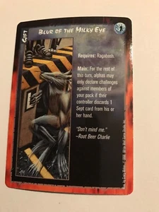 BLUR OF THE MILKY EYE: RAGE LOFR CCG Sept Karte, White Wolf Werwolf TCG Geschenk, NM - Bild 1 von 4