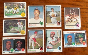 1973 Topps Baseball Lot (9 cards) Killebrew, Blyleven, Williams, Gossage, Morgan - Picture 1 of 6