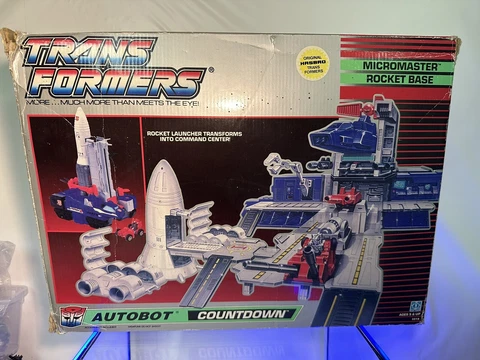 Transformer G1 Micromasters Countdown Rocket Base 100% Complet❗️RAR❗️ Cover