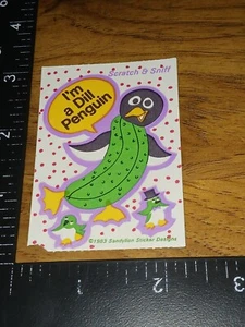 Pegatinas vintage, rasguño N olfato, iluminaciones, eneldo pingüino, (chewbx). - Imagen 1 de 5