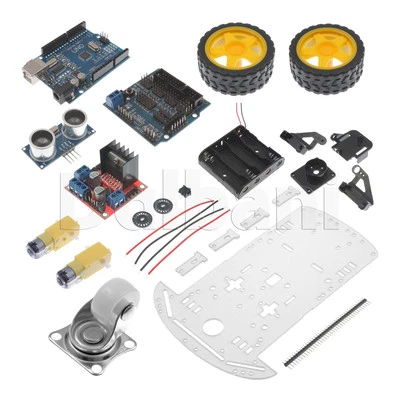 New 2WD Programmable Car Robot Starter Kit Arduino Compatible Smart Car - Image 1 of 4