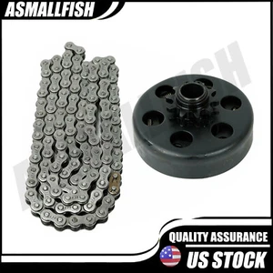Mini embrague centrífugo para bicicleta Go Kart 3/4"" diámetro 10T #40/41 420 con cadena de 5 pies y 5 pies - Imagen 1 de 12
